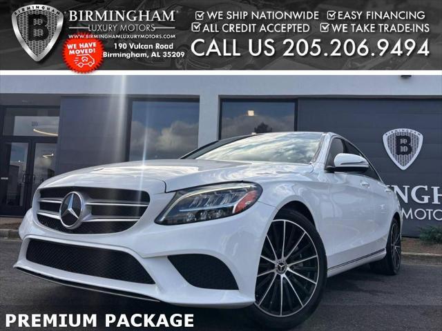 used 2021 Mercedes-Benz C-Class car, priced at $23,999