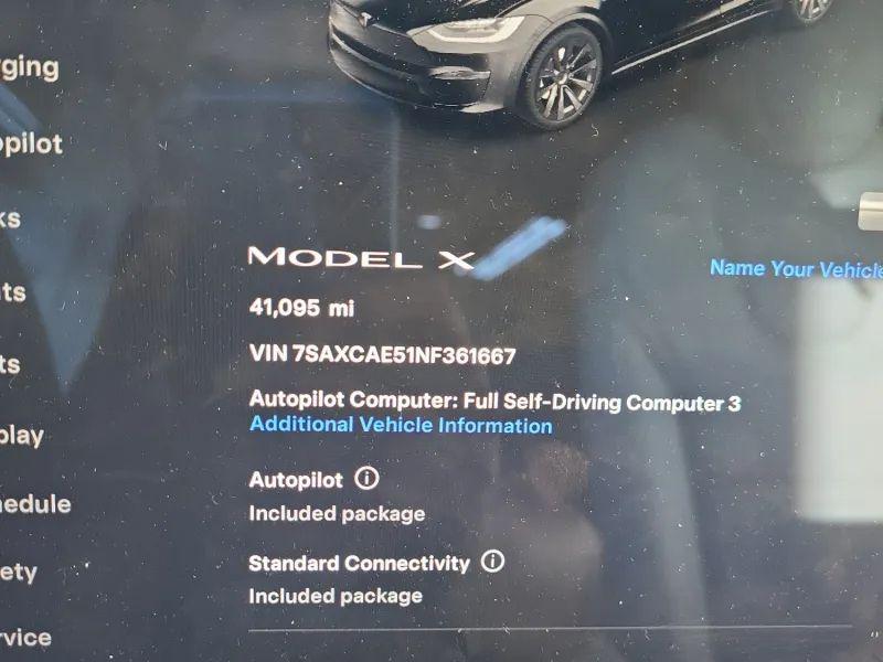 used 2022 Tesla Model X car, priced at $46,999