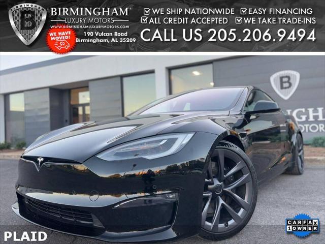 used 2021 Tesla Model S car, priced at $54,999