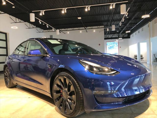 used 2023 Tesla Model 3 car, priced at $32,799