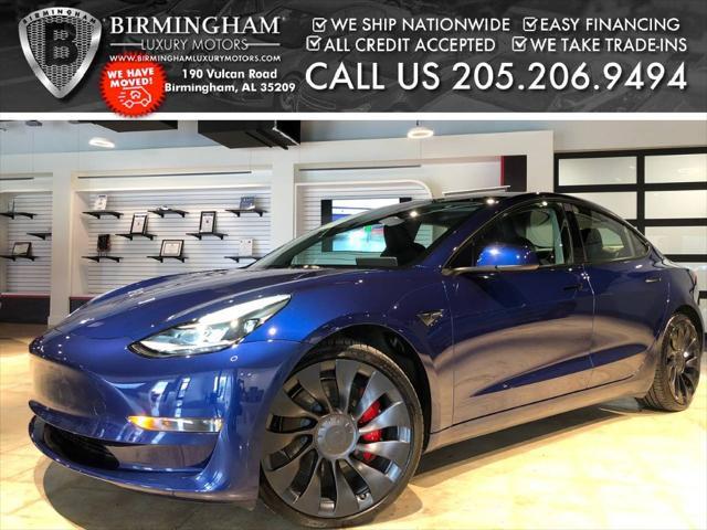 used 2023 Tesla Model 3 car, priced at $32,799
