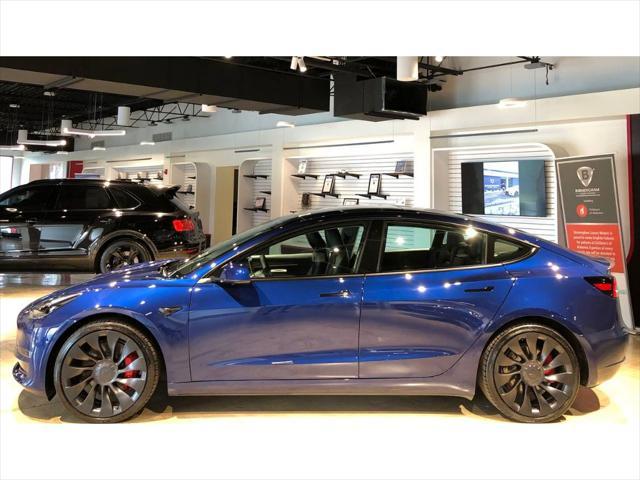 used 2023 Tesla Model 3 car, priced at $32,799