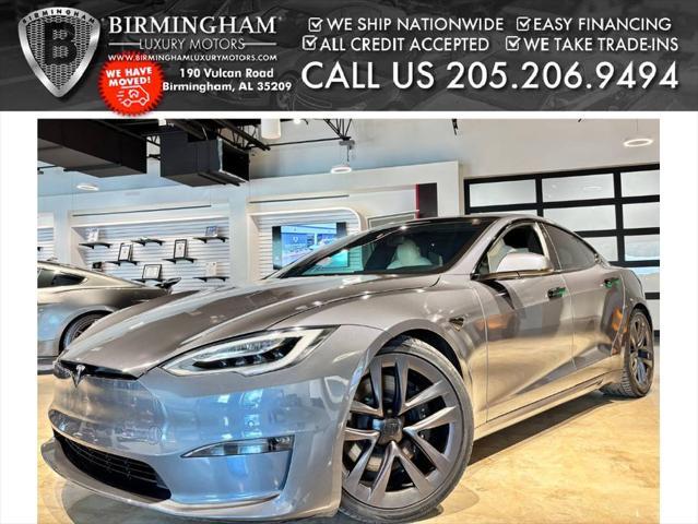 used 2021 Tesla Model S car, priced at $45,999
