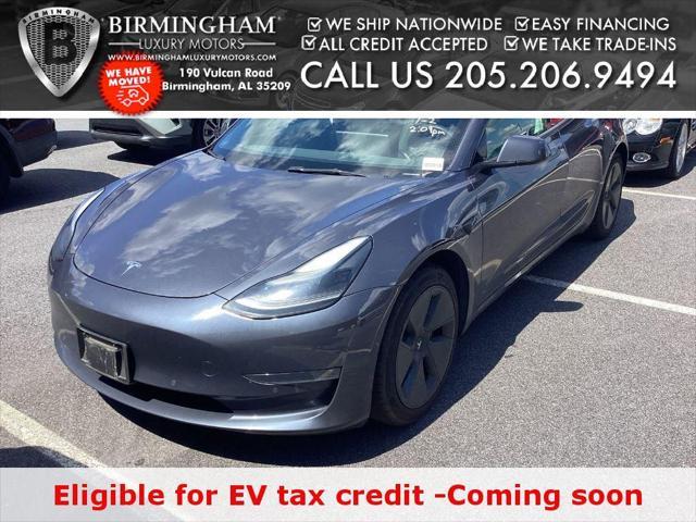 used 2022 Tesla Model 3 car, priced at $23,700