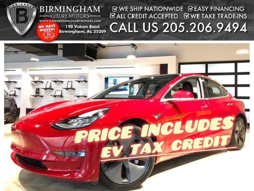 used 2018 Tesla Model 3 car, priced at $17,825