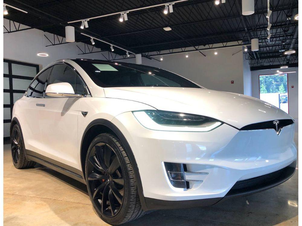 used 2021 Tesla Model X car, priced at $35,999