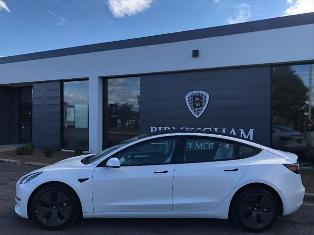 used 2021 Tesla Model 3 car, priced at $23,999