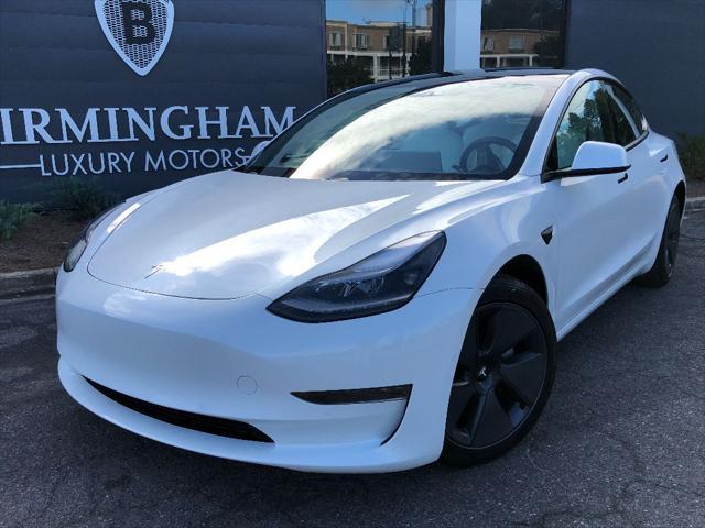 used 2021 Tesla Model 3 car, priced at $23,999