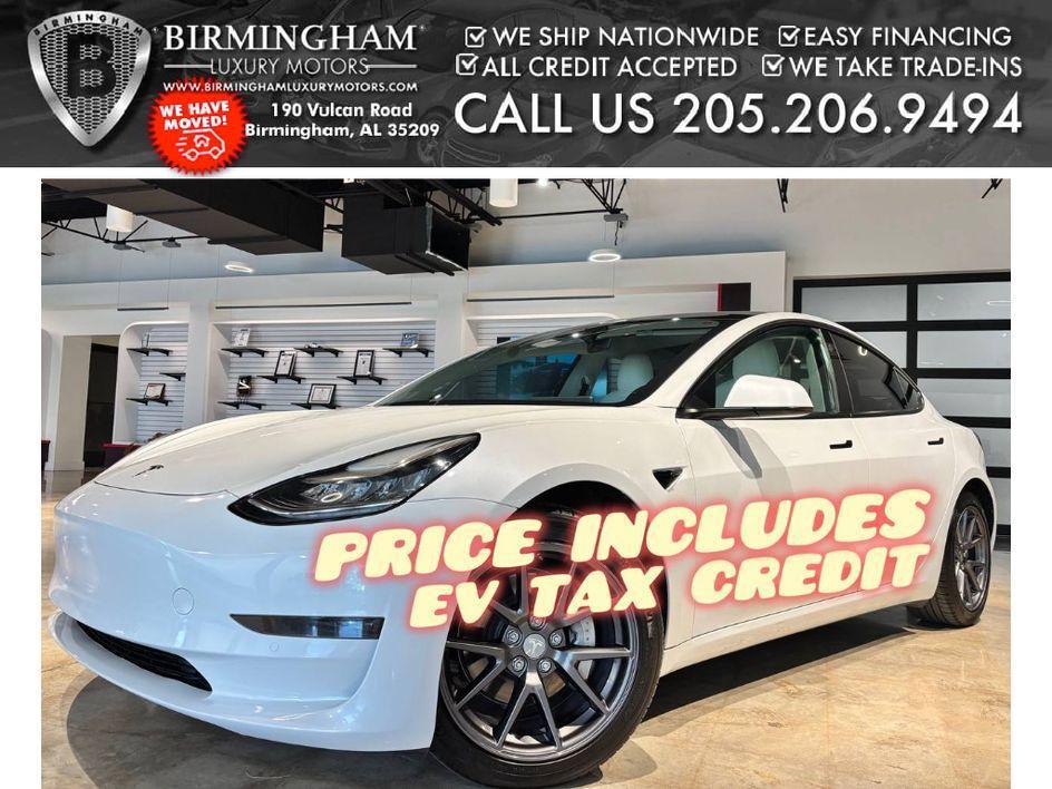 used 2021 Tesla Model 3 car, priced at $23,999