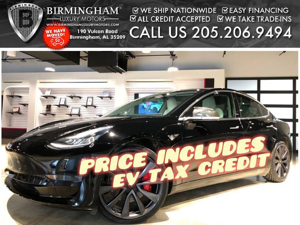used 2020 Tesla Model 3 car, priced at $18,999