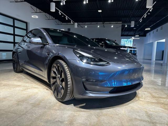 used 2022 Tesla Model 3 car, priced at $25,999