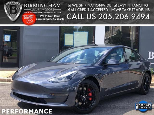 used 2023 Tesla Model 3 car, priced at $34,999