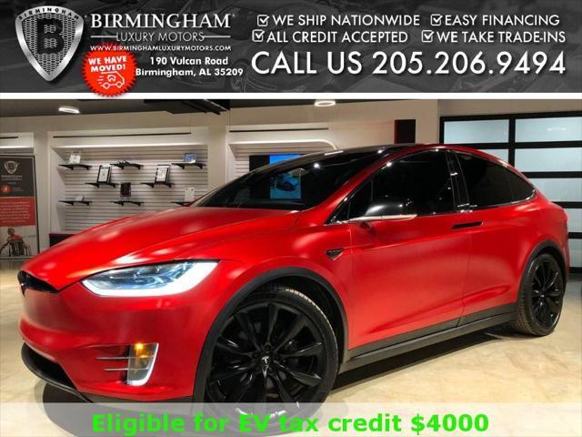 used 2017 Tesla Model X car, priced at $24,401