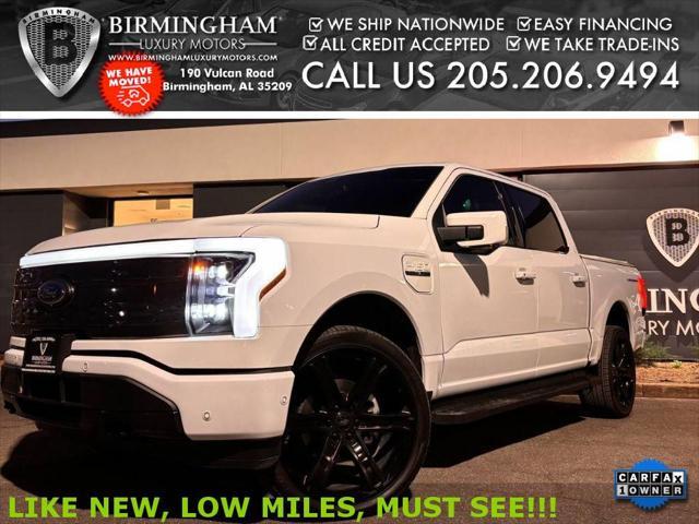 used 2023 Ford F-150 Lightning car, priced at $61,999