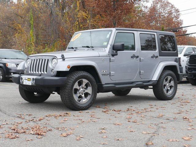 used 2017 Jeep Wrangler Unlimited car, priced at $19,297