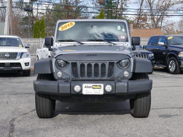 used 2015 Jeep Wrangler Unlimited car, priced at $18,449