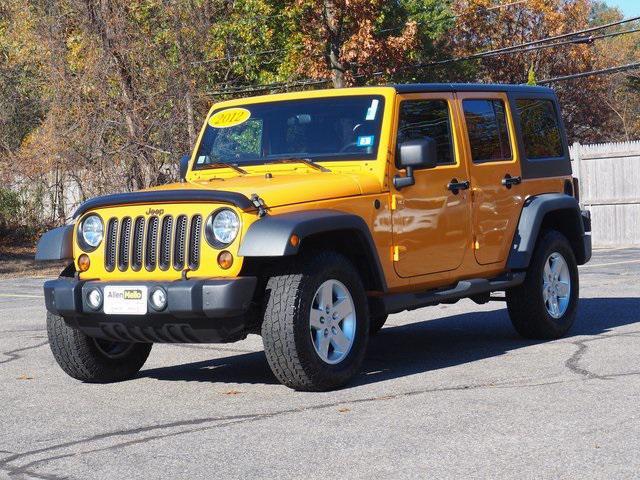 used 2012 Jeep Wrangler Unlimited car, priced at $15,611