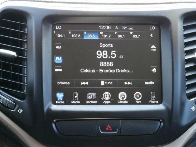 used 2017 Jeep Cherokee car, priced at $14,000