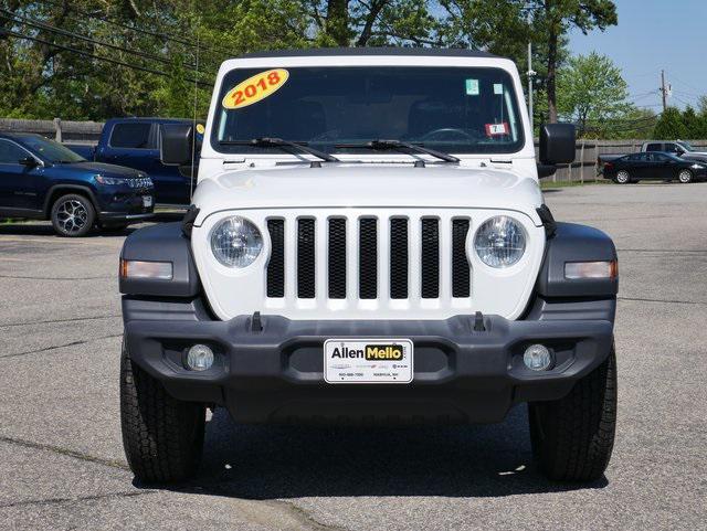 used 2018 Jeep Wrangler Unlimited car, priced at $19,532