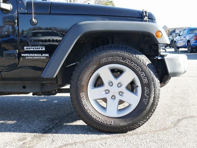 used 2017 Jeep Wrangler Unlimited car, priced at $18,221