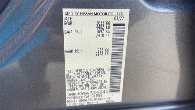 used 2022 Nissan Altima car, priced at $22,768