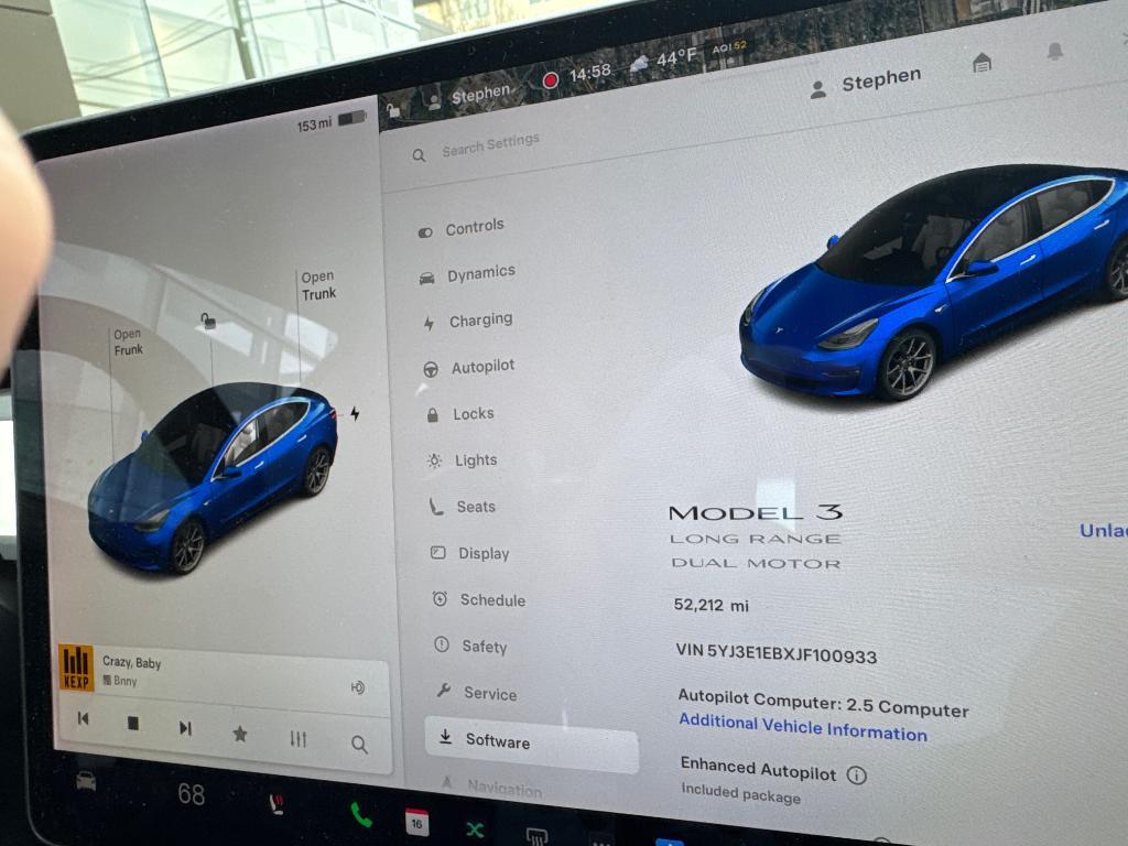 used 2018 Tesla Model 3 car, priced at $27,623