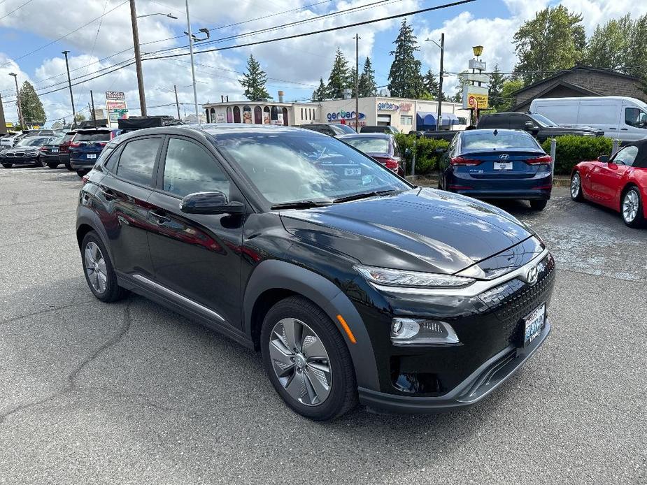 used 2021 Hyundai Kona EV car, priced at $27,963