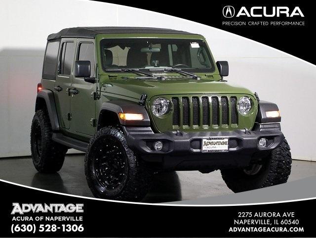 used 2022 Jeep Wrangler Unlimited car, priced at $35,696