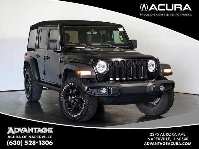 used 2022 Jeep Wrangler Unlimited car, priced at $33,239