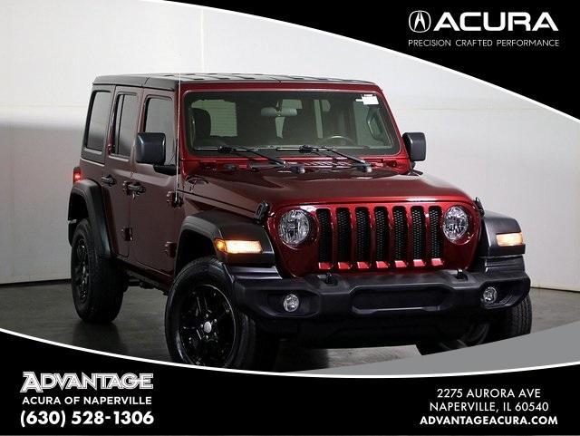 used 2021 Jeep Wrangler Unlimited car, priced at $32,878