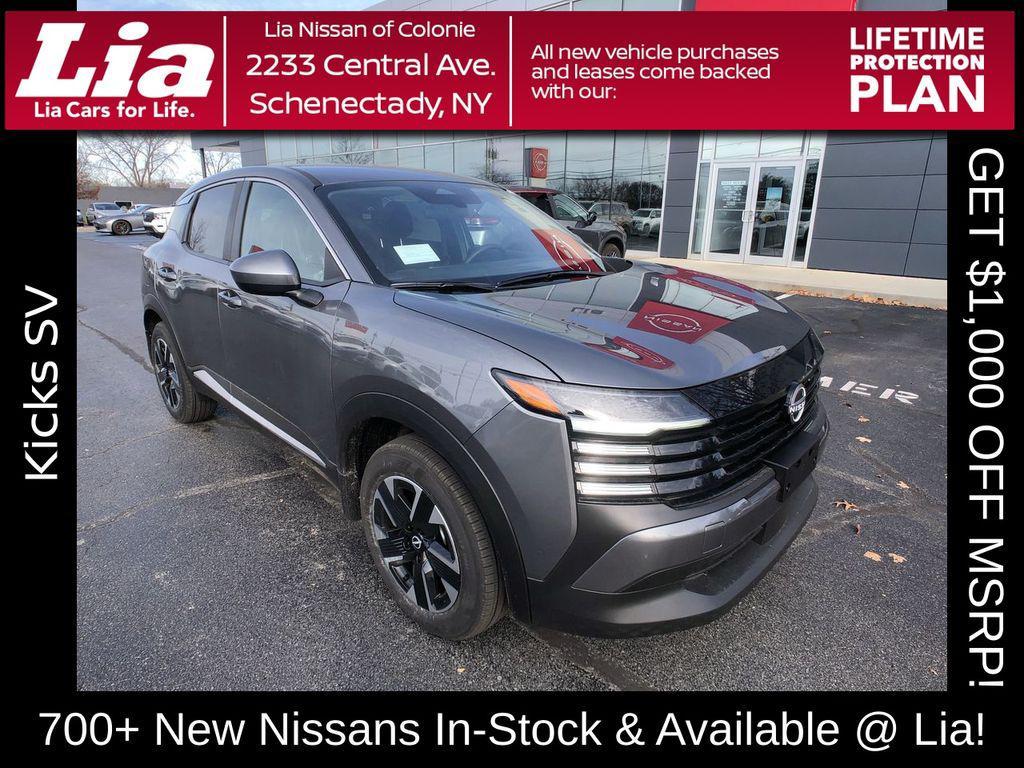 new 2025 Nissan Kicks car, priced at $26,180