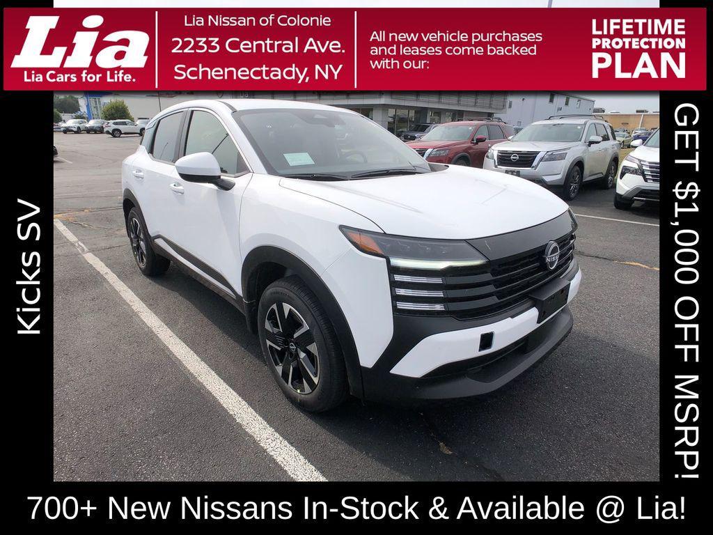 new 2025 Nissan Kicks car, priced at $26,180