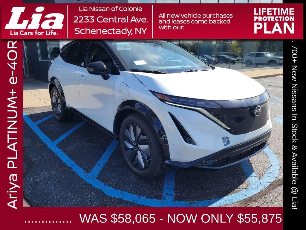 new 2025 Nissan ARIYA car, priced at $55,875
