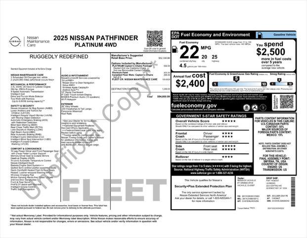 new 2025 Nissan Pathfinder car