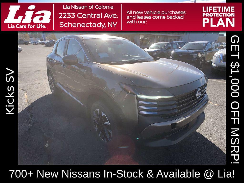 new 2025 Nissan Kicks car, priced at $26,180