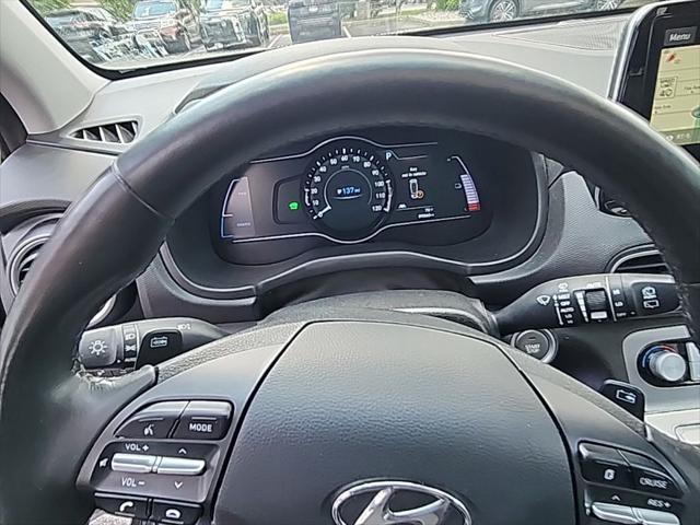 used 2021 Hyundai Kona EV car, priced at $14,988