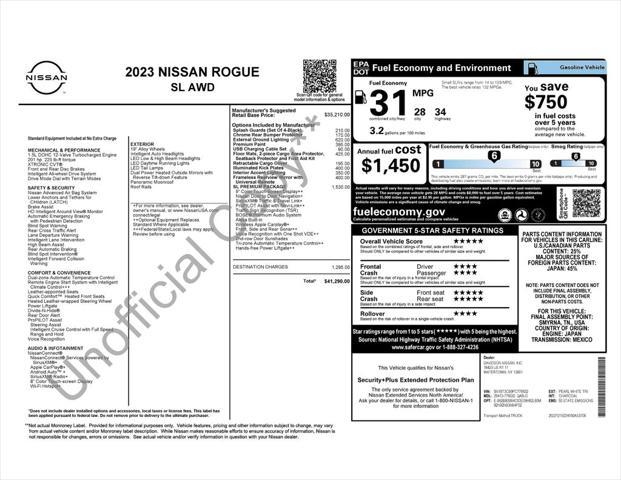 used 2023 Nissan Rogue car, priced at $27,988