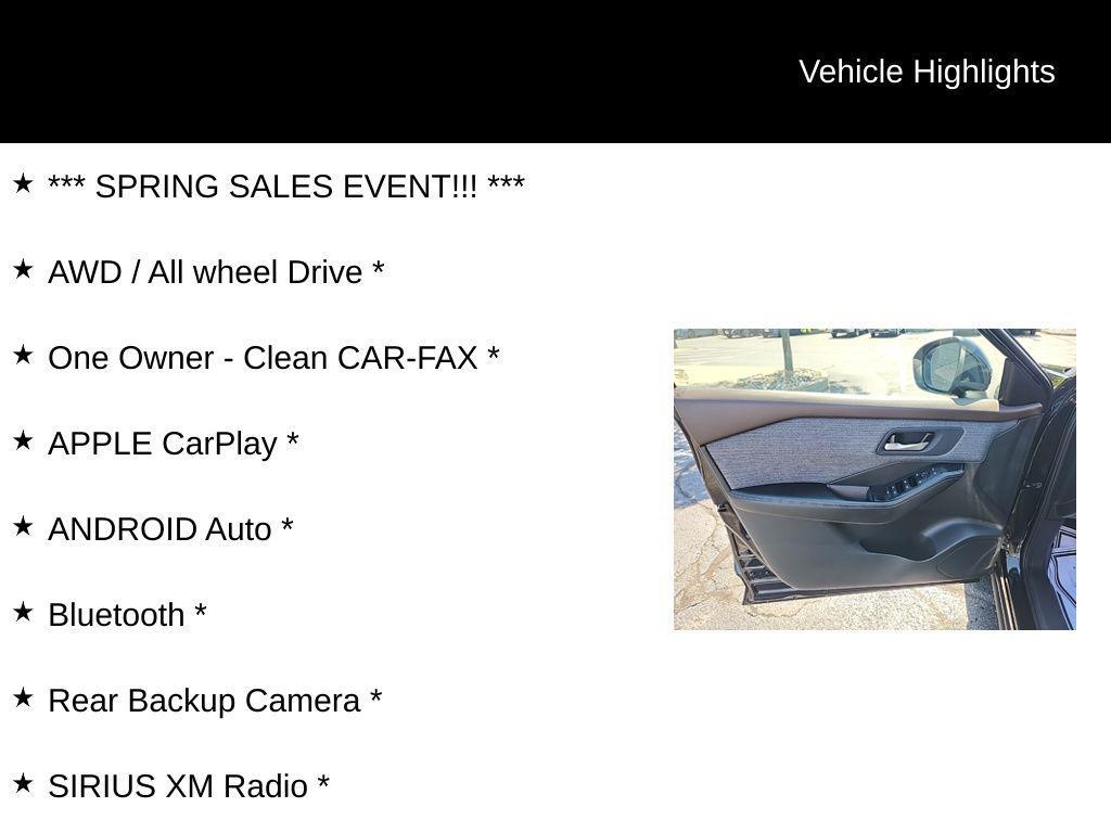 used 2023 Nissan Rogue car, priced at $24,988