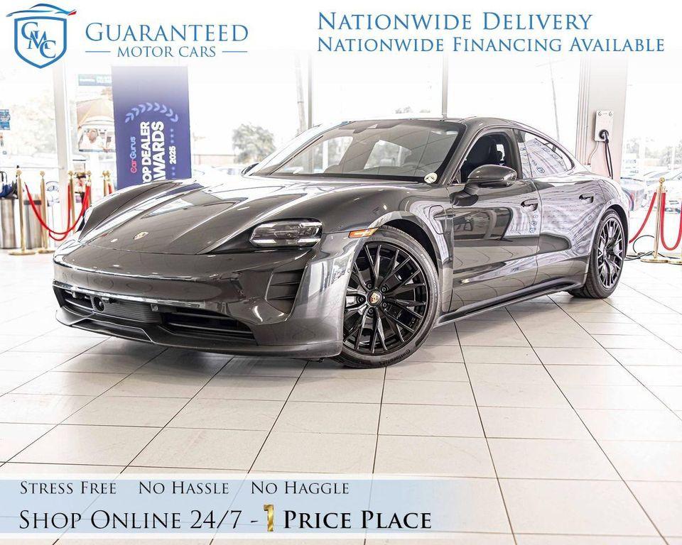 used 2022 Porsche Taycan car, priced at $82,514
