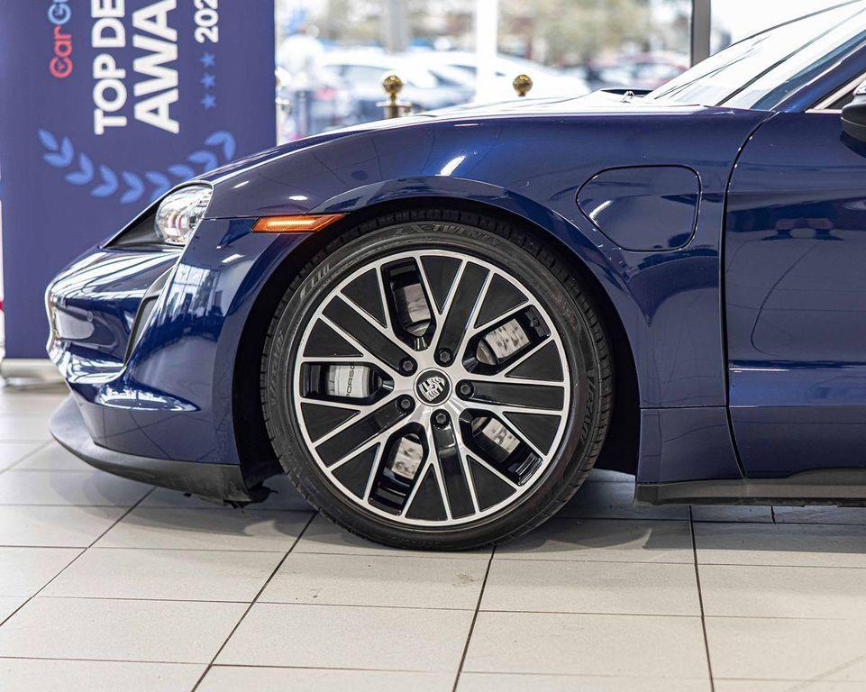used 2021 Porsche Taycan car, priced at $59,800