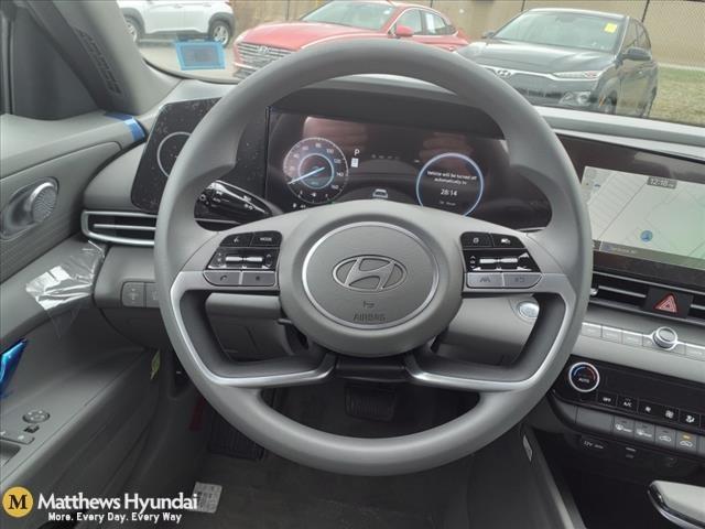 new 2024 Hyundai Elantra HEV car, priced at $27,955