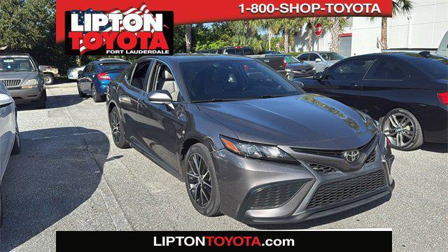 used 2021 Toyota Camry car, priced at $18,989