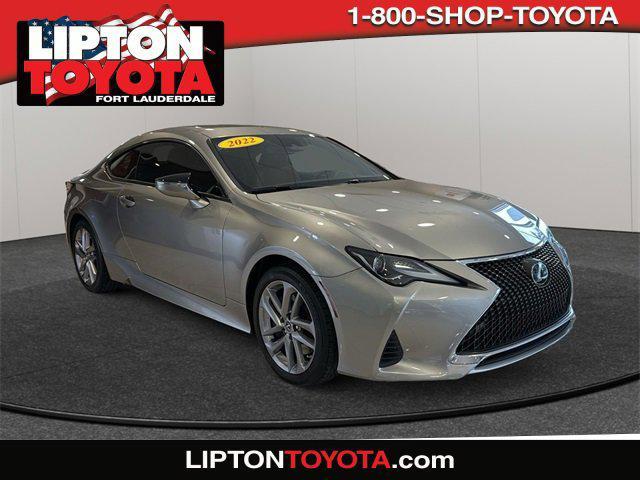 used 2022 Lexus RC 300 car, priced at $29,379