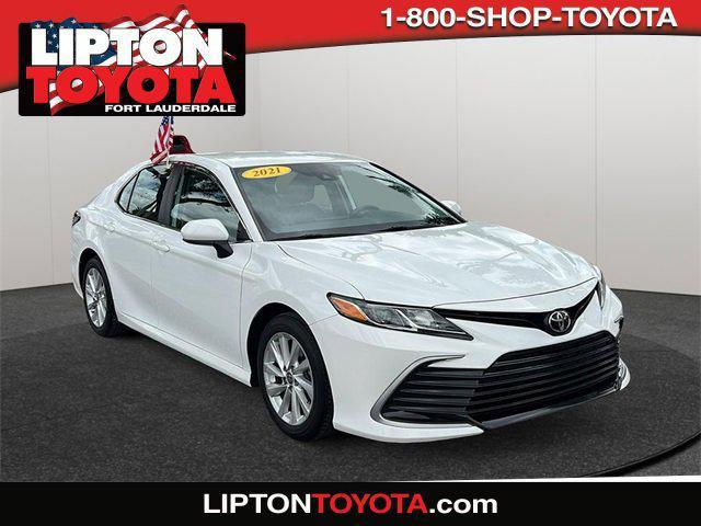 used 2021 Toyota Camry car, priced at $19,498