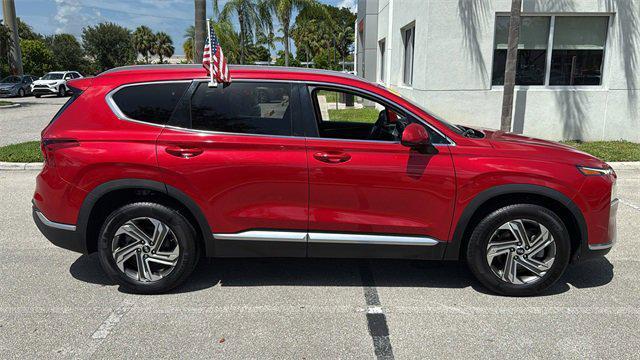 used 2021 Hyundai Santa Fe car, priced at $19,995