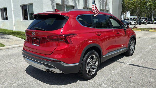 used 2021 Hyundai Santa Fe car, priced at $19,995