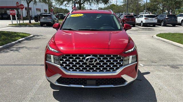 used 2021 Hyundai Santa Fe car, priced at $19,995