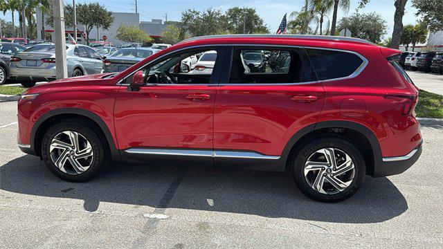 used 2021 Hyundai Santa Fe car, priced at $19,995