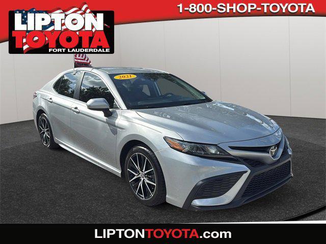 used 2021 Toyota Camry car, priced at $19,459