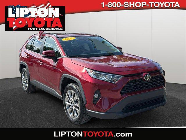 used 2021 Toyota RAV4 car, priced at $26,589